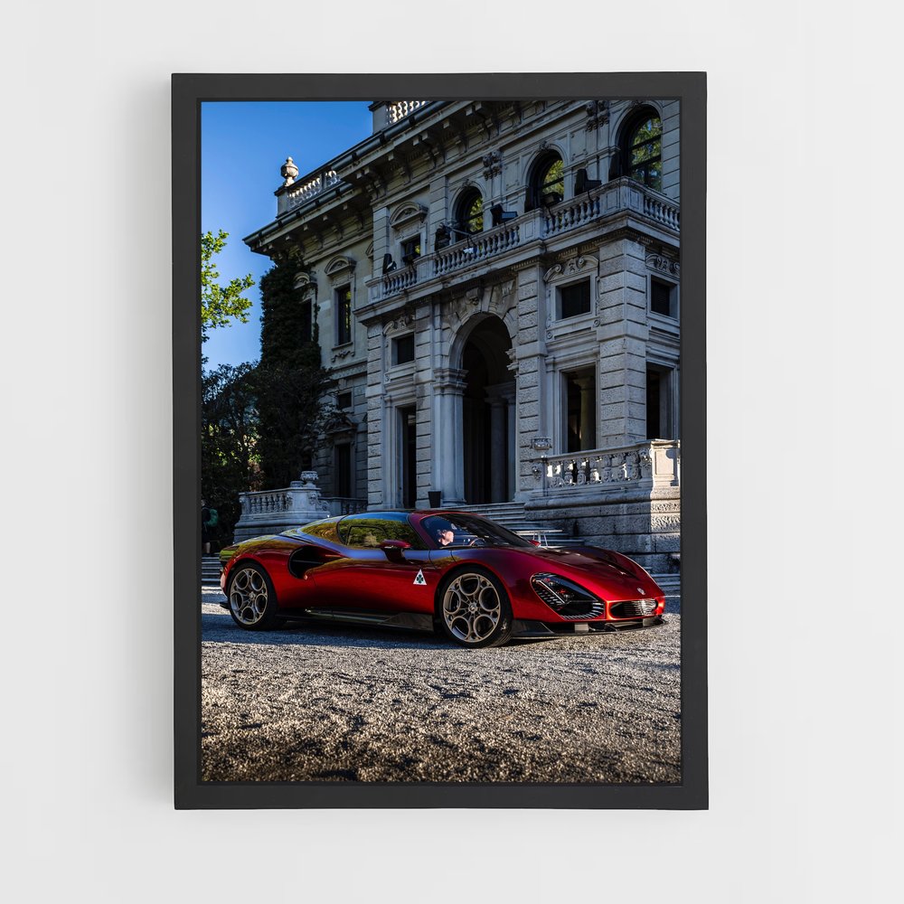 Poster Stradale Audacieux – affiche Alfa Romeo (vue 2)